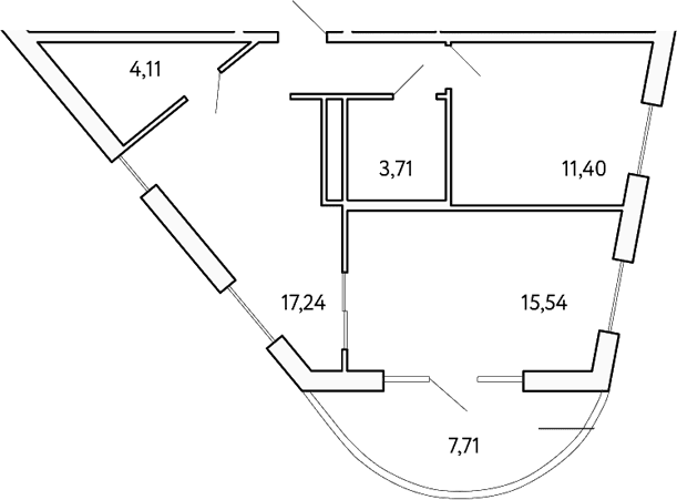 2-комн., 51.99 м²