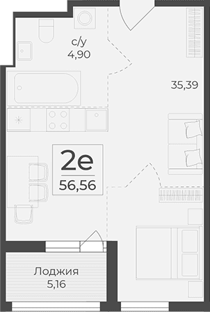 Своб. план., 51.4 м²