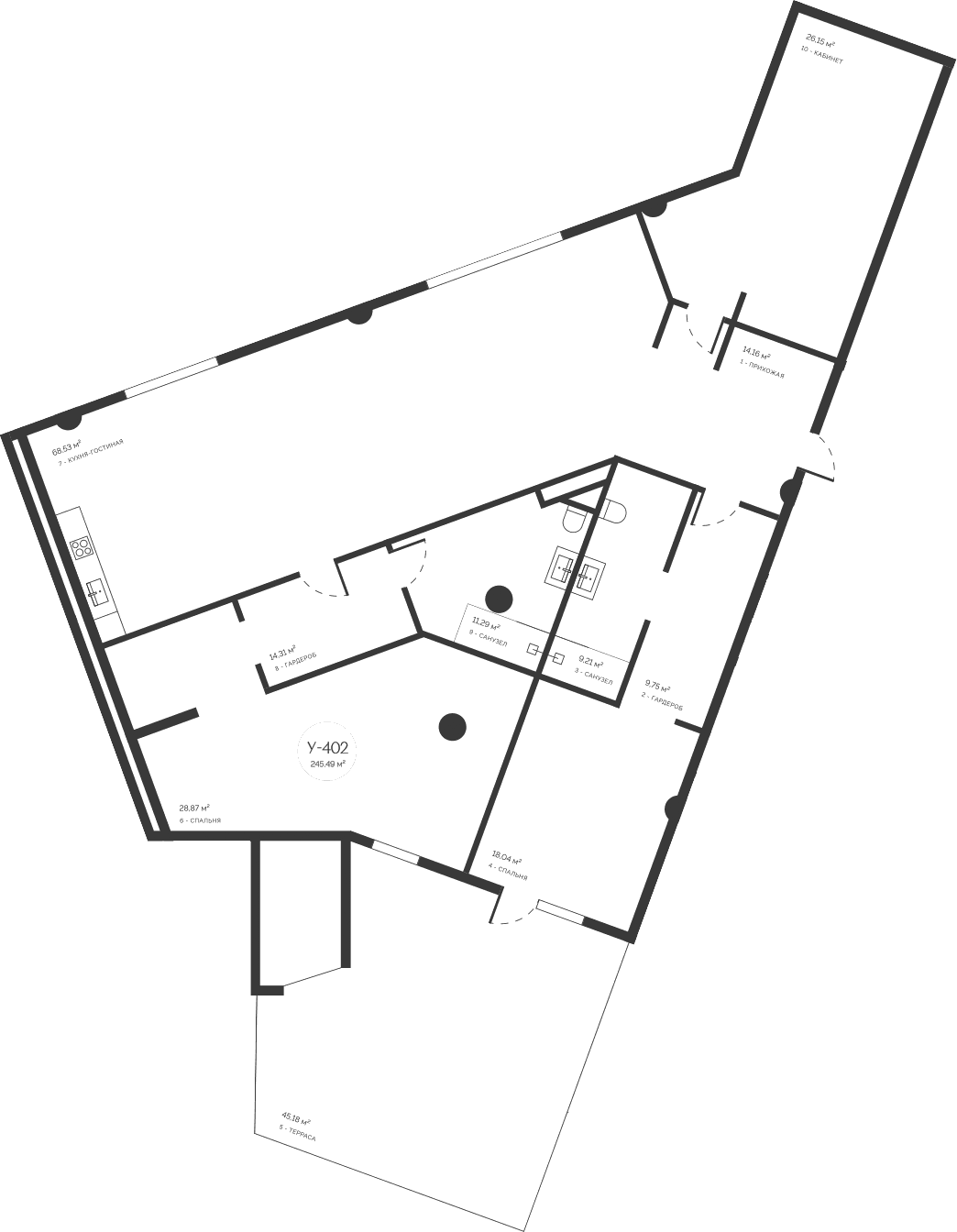 4-комн., 200.31 м²