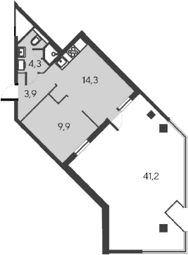 2-комн., 32.4 м²