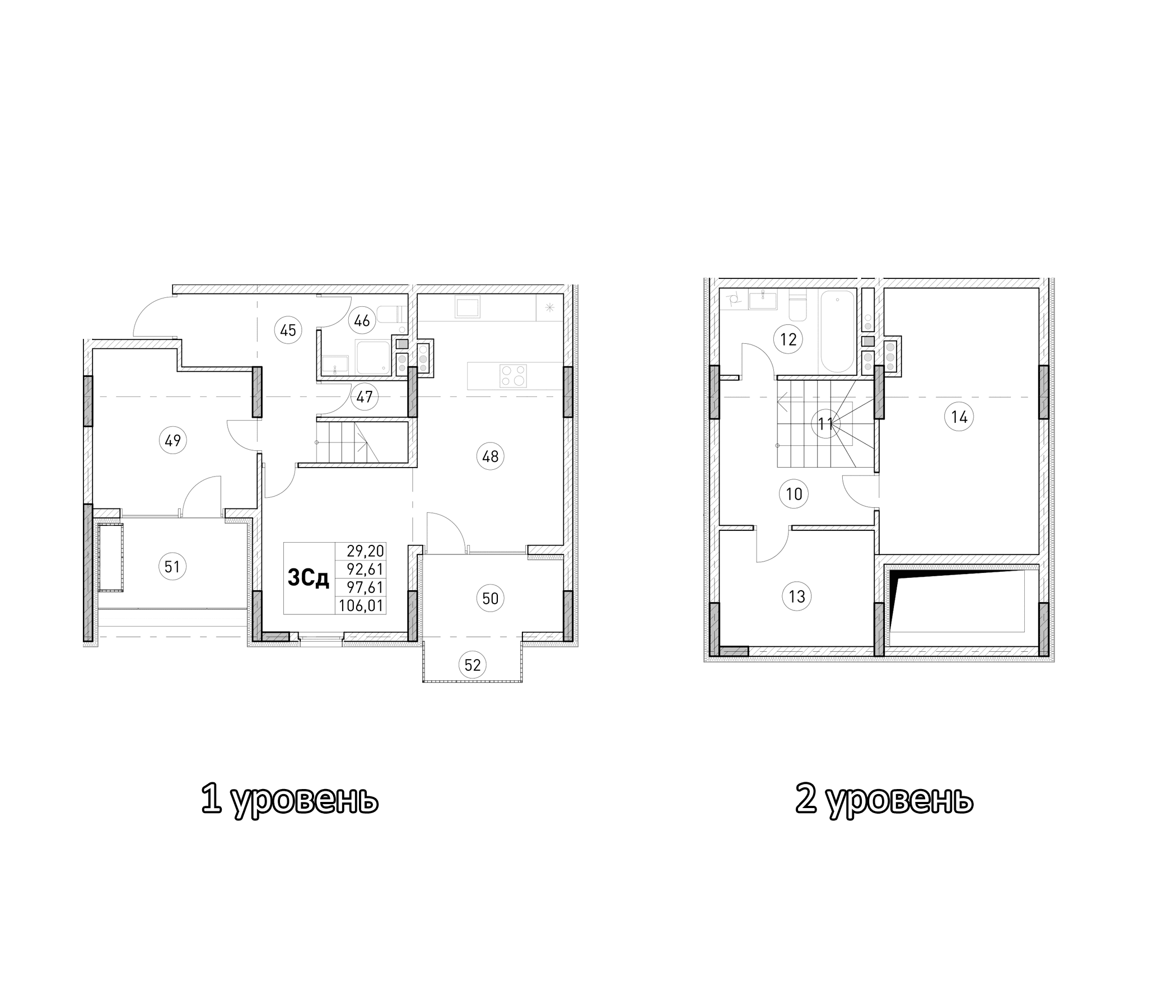 2-комн., 92.61 м²