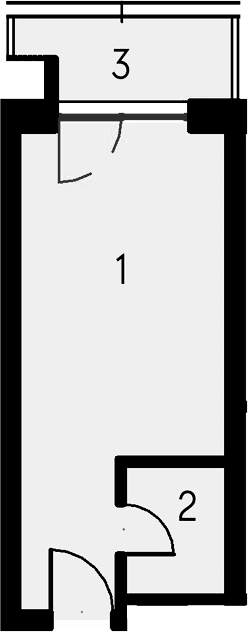 Своб. план., 29.27 м²
