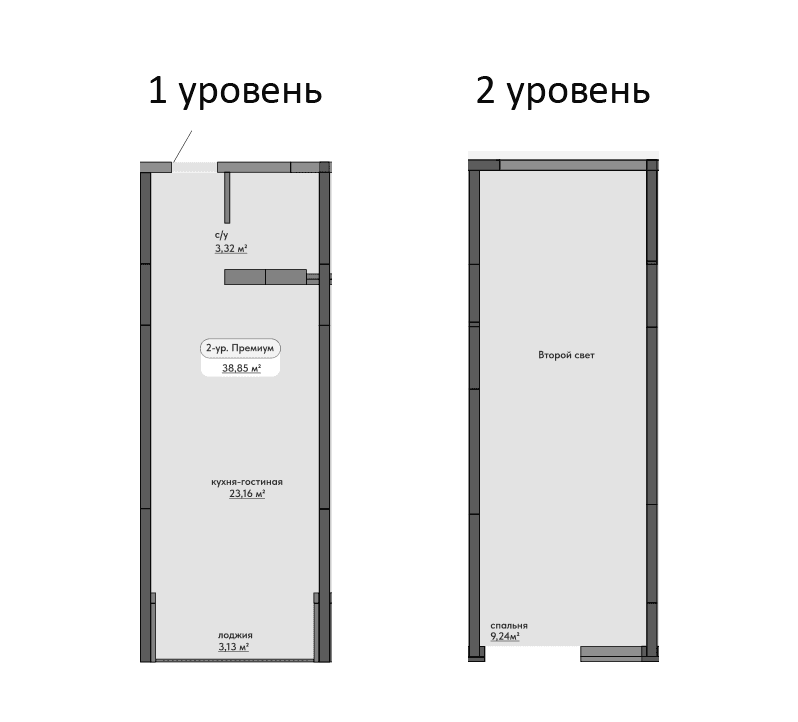 1-комн., 35.72 м²