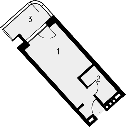 Своб. план., 30.6 м²