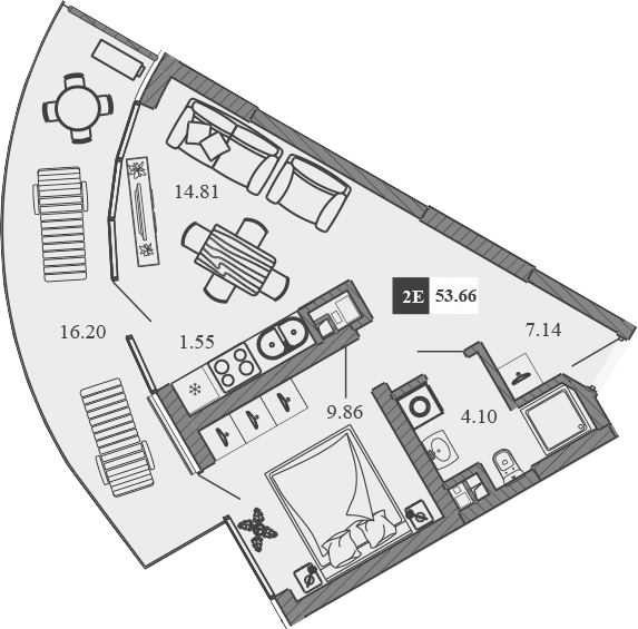 2-комн., 37.46 м²