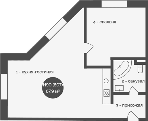 Своб. план., 67.9 м²