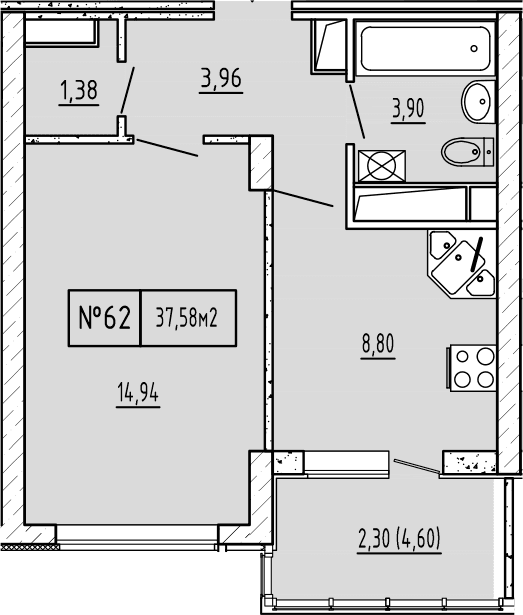 1-к. квартиры