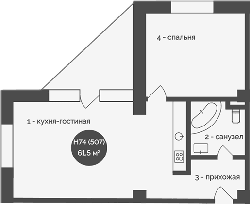 Своб. план., 61.5 м²
