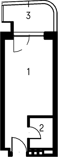 Своб. план., 30.83 м²