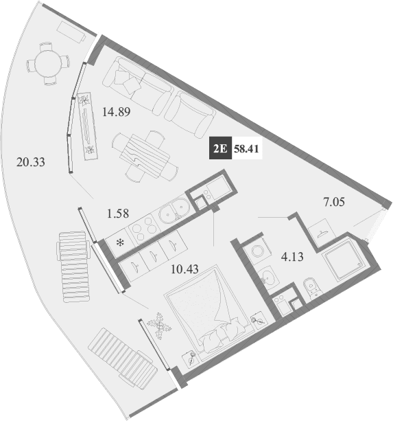 2-комн., 38.08 м²