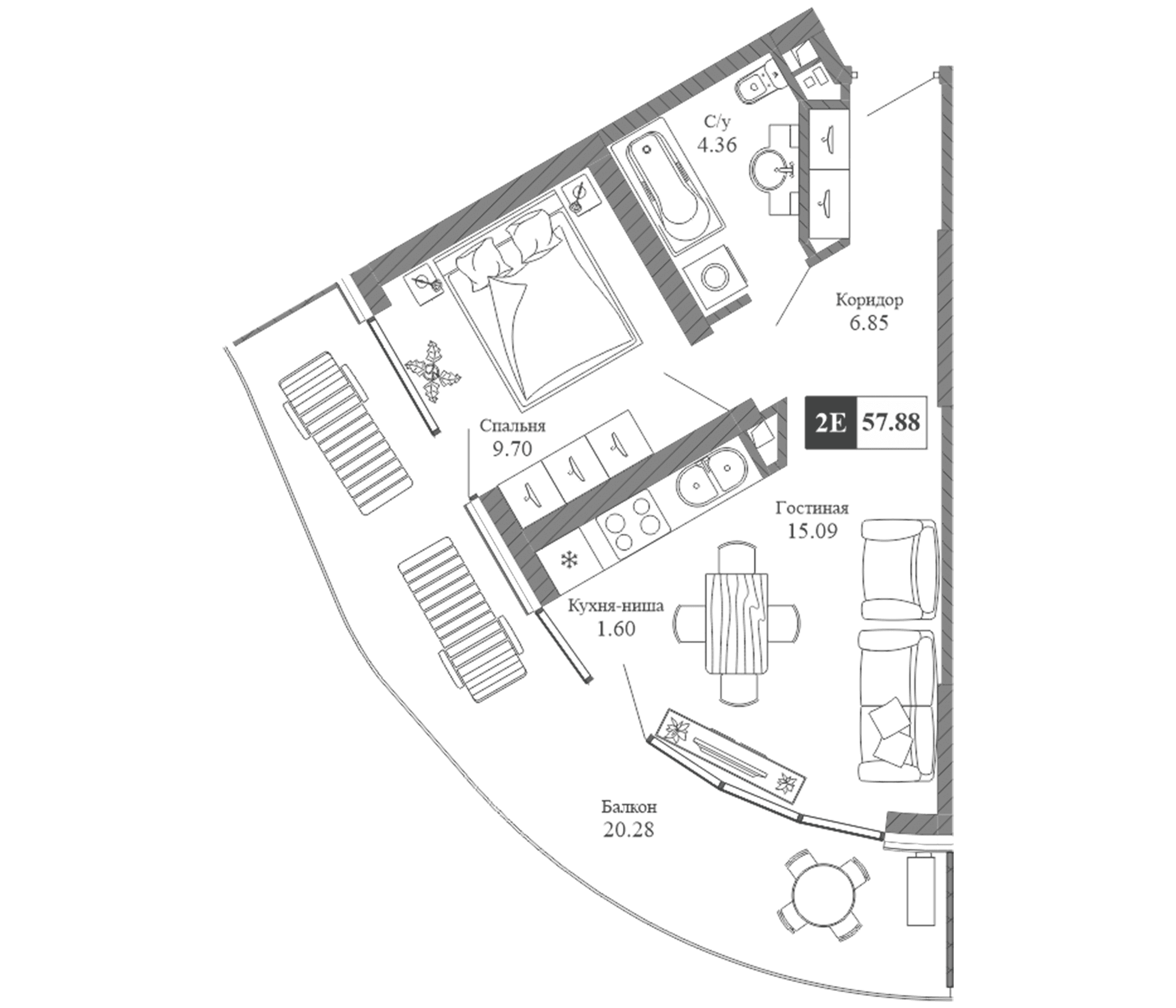 2-комн., 37.6 м²